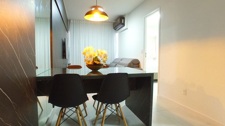 Ed. Time Ponta Verde Quarto e Sala Apto 408 Vistay