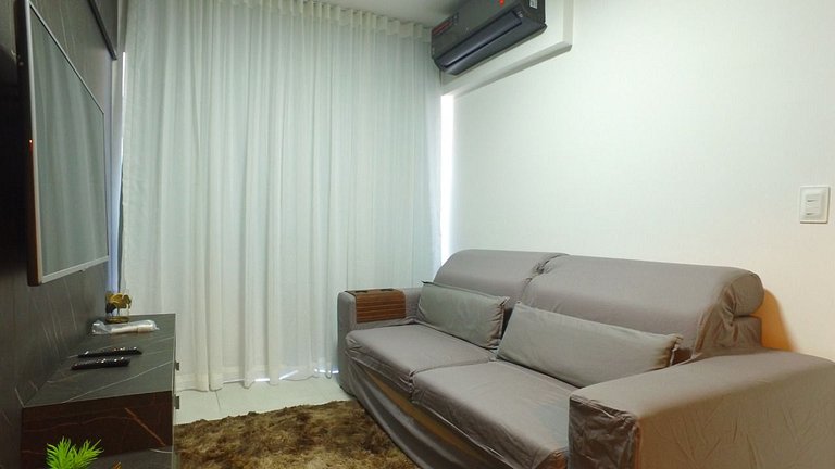 Ed. Time Ponta Verde Quarto e Sala Apto 408 Vistay