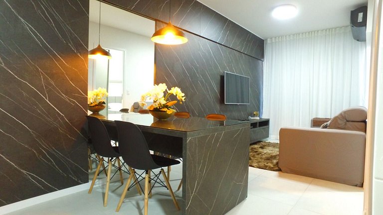 Ed. Time Ponta Verde Quarto e Sala Apto 408 Vistay