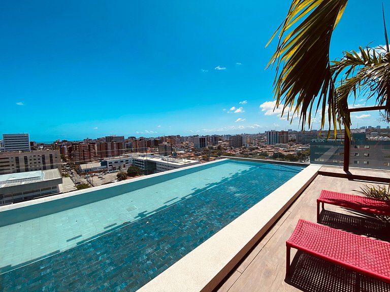 Ed. SKY Jatiuca Quarto e Sala Apto 1312 Vistay