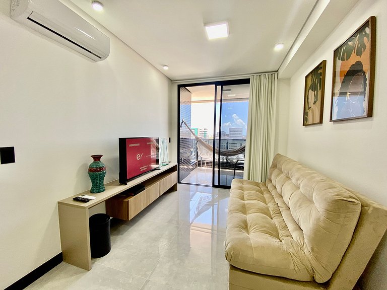 Ed. SKY Jatiuca Quarto e Sala Apto 1312 Vistay