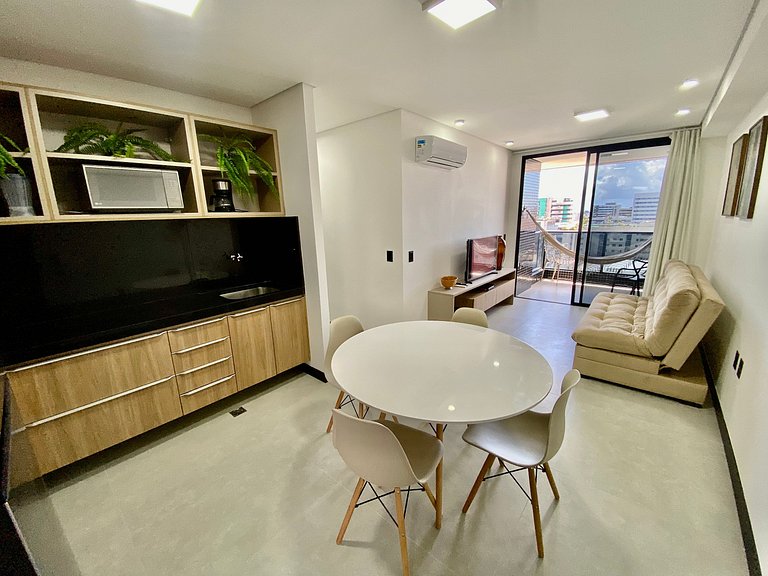 Ed. SKY Jatiuca Quarto e Sala Apto 1312 Vistay