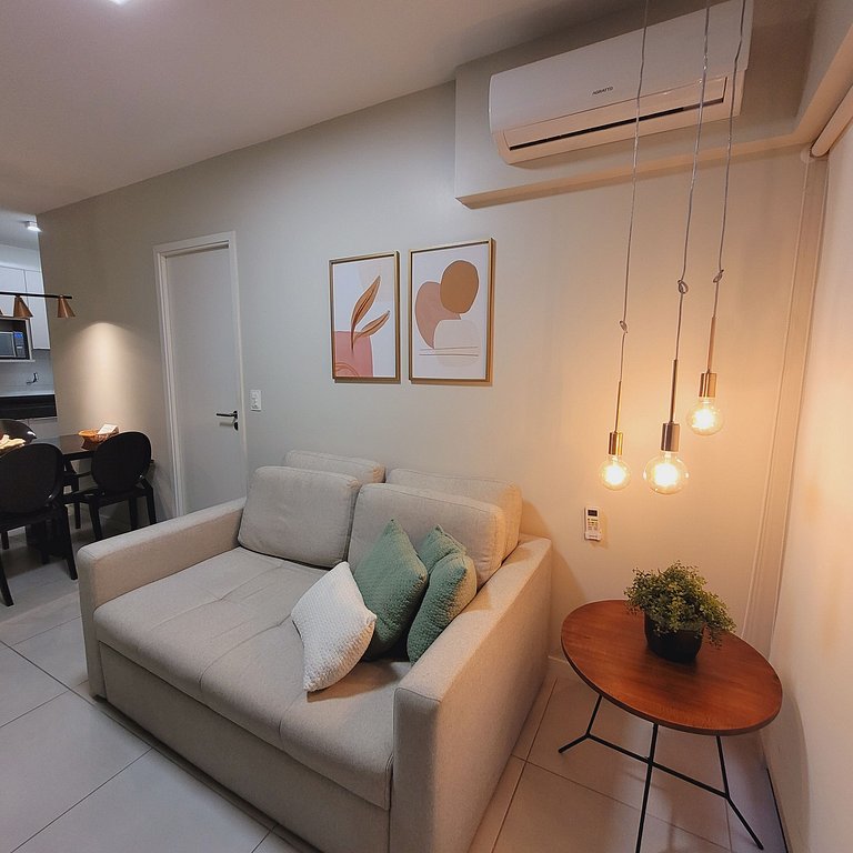 Ed. Time Ponta Verde Quarto e Sala Apto 507 Vistay