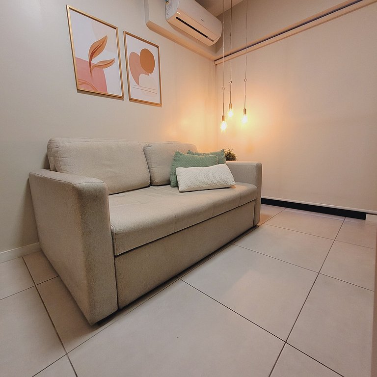 Ed. Time Ponta Verde Quarto e Sala Apto 507 Vistay